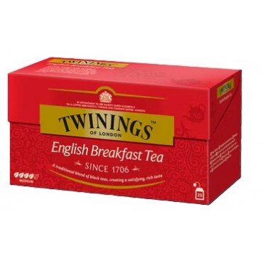 Tee Twinings 25 x 2 g English Breakfast | Euro Toimistotukut Oy