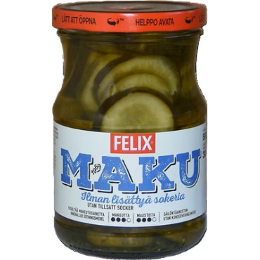 Felix Maku viipalekurkku mausteliemessä 560g/300g | Euro Toimistotukut Oy