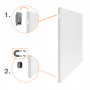 Nobo Infinity kehyksetön magneettinen valkotaulu 900x600mm | Euro Toimistotukut Oy