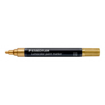 Staedtler Lumocolor 349 maalikynä 2,4 mm kulta | Euro Toimistotukut Oy