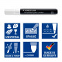 Staedtler Lumocolor 349 maalikynä 2,4 mm valkoinen | Euro Toimistotukut Oy