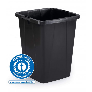 Durabin® ECO jätesäiliö 90 L musta | Euro Toimistotukut Oy