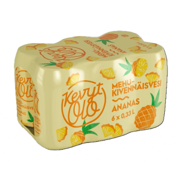 KevytOlo Ananas mehukivennäisvesi  0,33 l tlk 6-pakki | Euro Toimistotukut Oy