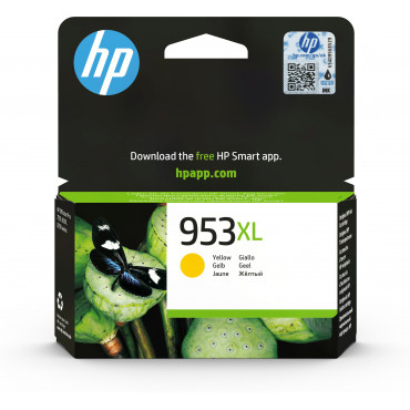 HP 953 XL mustesuihkuvärikasetti keltainen | Euro Toimistotukut Oy