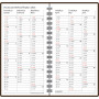 Agenda horizontal, ruskea | Euro Toimistotukut Oy