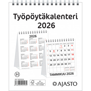 Työpöytäkalenteri | Euro Toimistotukut Oy