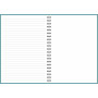 Diario Horizontal, turkoosi | Euro Toimistotukut Oy
