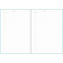 Planner-muistikirja, aqua | Euro Toimistotukut Oy
