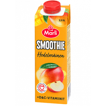 Marli Hedelmäinen smoothie + D&C-vitamiinit 2,5 dl | Euro Toimistotukut Oy