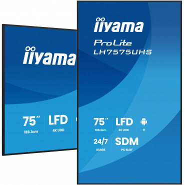 iiyama Prolite LH7575UHS 75″ 24/7 näyttö | Euro Toimistotukut Oy