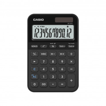 Casio MS-20YC pöytälaskin musta | Euro Toimistotukut Oy