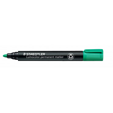 Staedtler Lumocolor 352 huopakynä vihreä 2 mm pyöreä | Euro Toimistotukut Oy