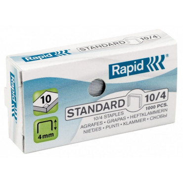 Rapid niitit  Standard 10/4 (1000) | Euro Toimistotukut Oy