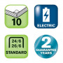 Rapid paristonitoja 10BX 10 arkkia musta | Euro Toimistotukut Oy